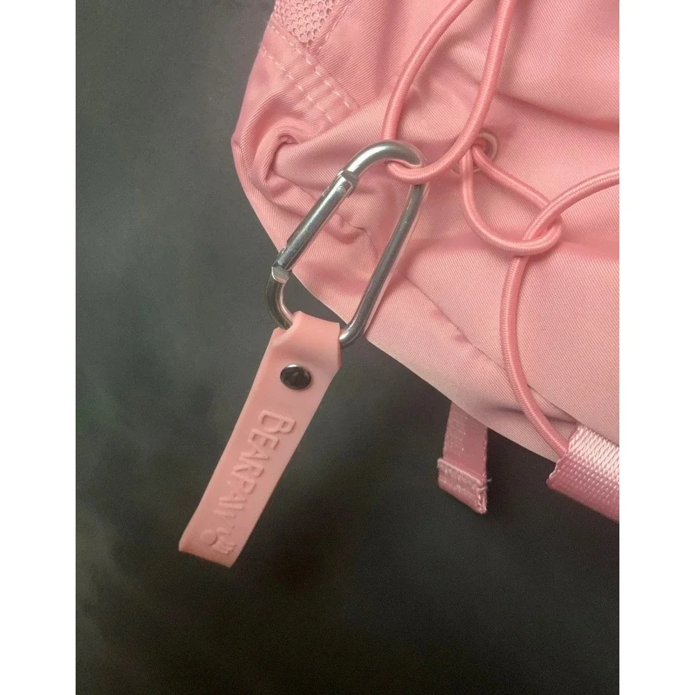 Bearpaw Pink Gorpcore Backpack Women's Medium School Travel Casual Tech Bag